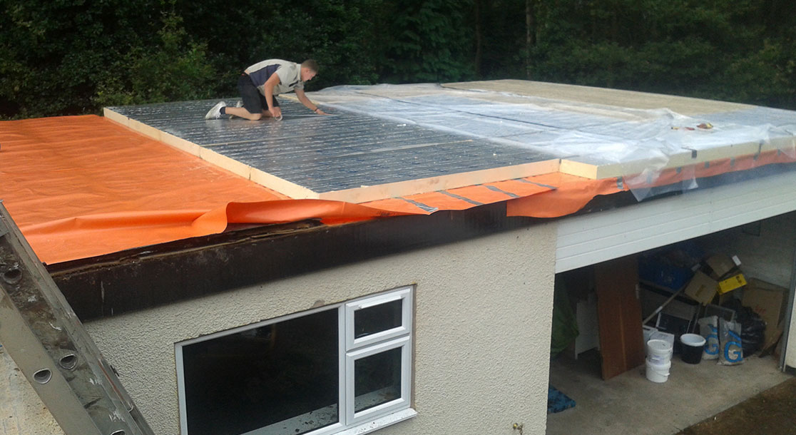 EPDM Flat Warm Roof Replacement